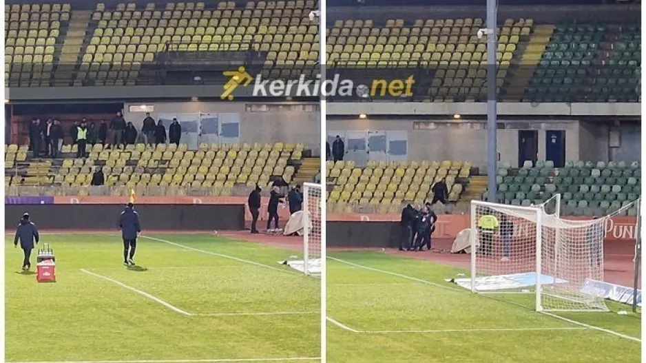 (ΒΙΝΤΕΟ) Η ένταση στην κερκίδα της ΕΝΠ