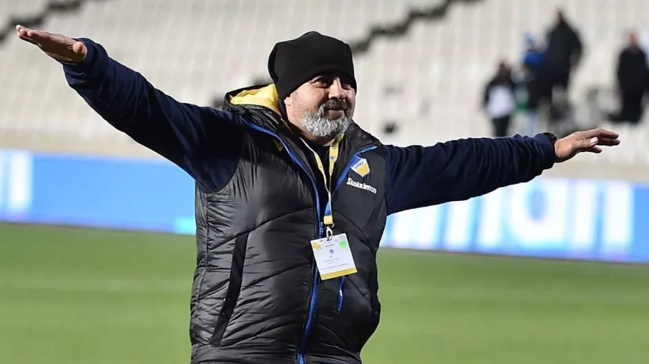 Με τα... παιδιά του!