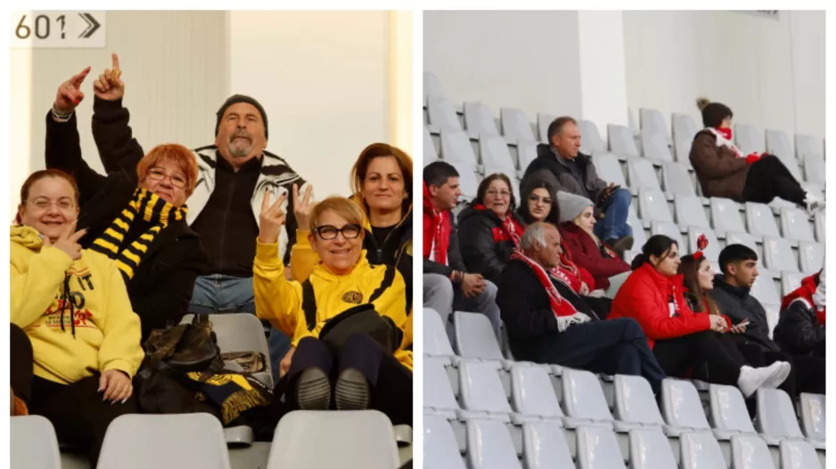 (Φωτορεπορτάζ) Ο κόσμος στο ΑΕΛ - Νέα Σαλαμίνα