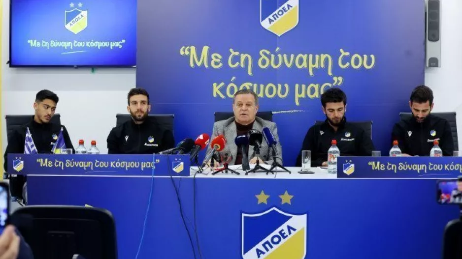 ΟΛΑ όσα ειπώθηκαν στην δημοσιογραφική διάσκεψη του ΑΠΟΕΛ (Βίντεο)