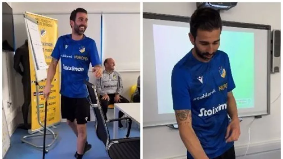 Επικός Κρέσπο, έσβησε τη τούρτα στον Αρχάγγελο με μπαστούνι! (βίντεο)