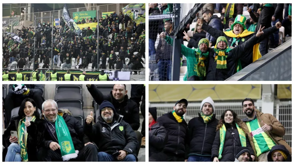 (Φωτορεπορτάζ) Οι ΑΕΚτζήδες στη Košická futbalová aréna 