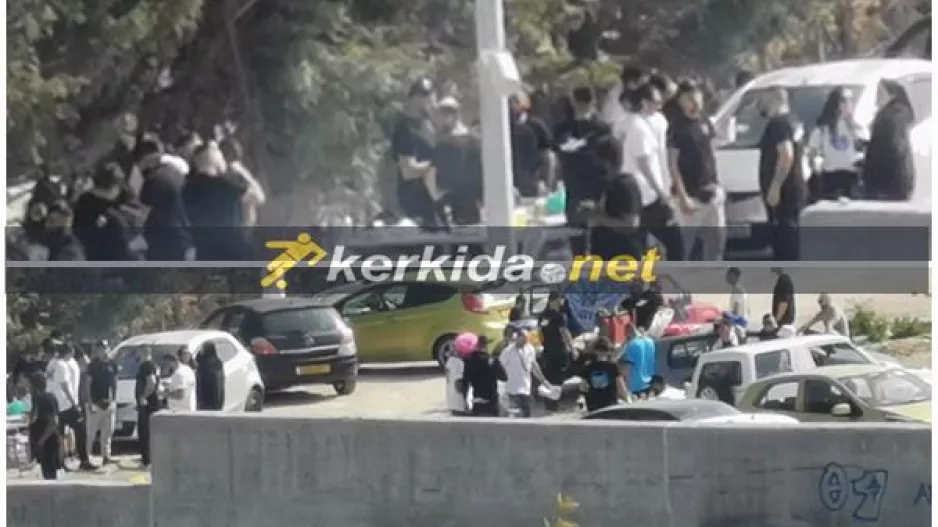 Άναψαν... τα κάρβουνα έξω απ' το γήπεδο οι Απολλωνίστες! (Φώτος)