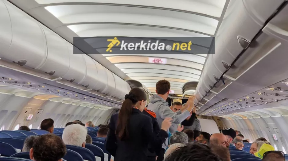 Πέταξε για Αγγλία η ΑΕΚ - Μαζί της το kerkida.net (φώτος)