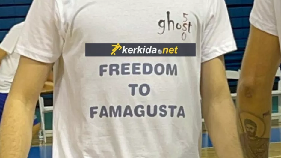 "Freedom to Famagusta" στα μπλουζάκια της Ανόρθωσης (φώτος)