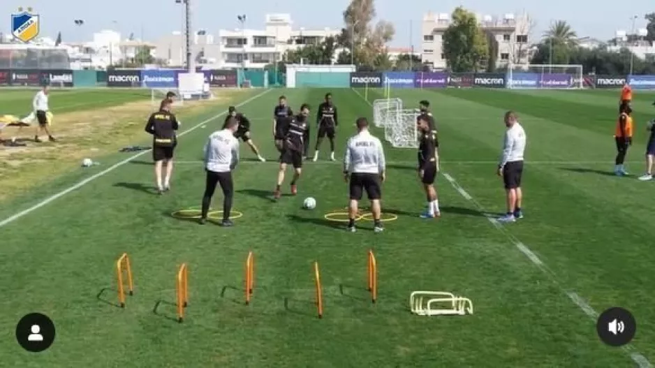(Βίντεο/ΑΠΟΕΛ) Πλάνα από τον Αρχάγγελο 