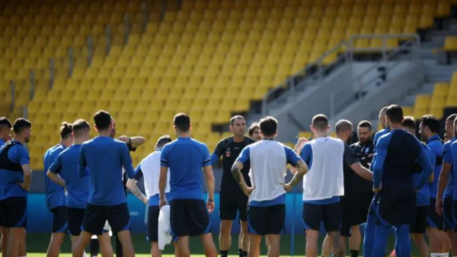Η πρώτη προπόνηση της Εθνικής ομάδας στο νέο της «κάστρο» στη Νέα Φιλαδέλφεια