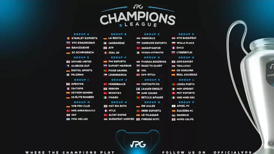 Οι αντίπαλοι του ΑΠΟΕΛ στο VPG eChampions League