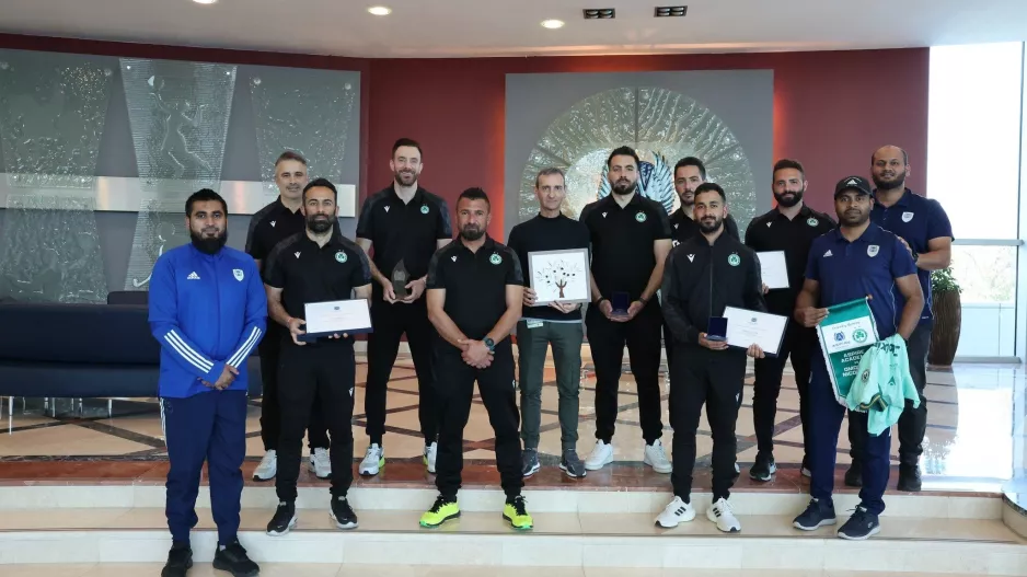H υποδοχή της Aspire Academy στην Ομόνοια