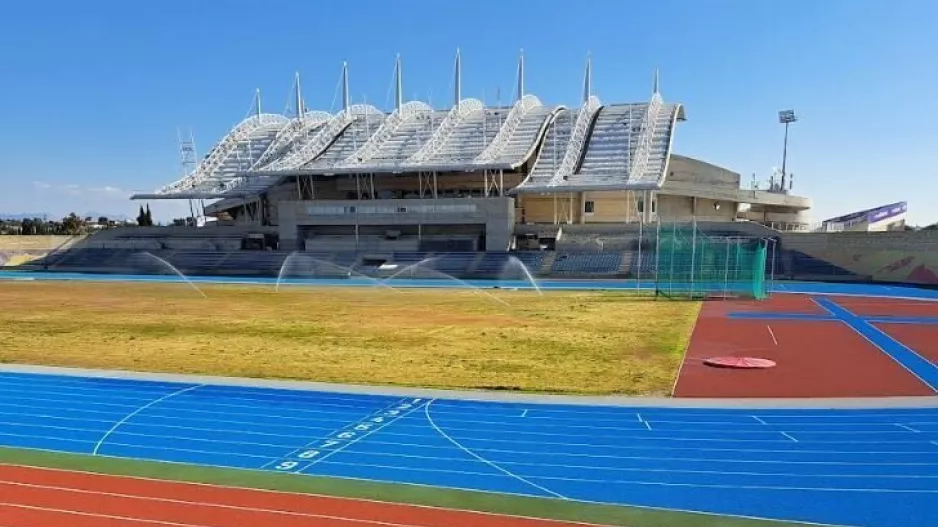 Στο υπερσύγχρονο Εθνικό Στάδιο Στίβου ΓΣΠ  "Τα Διαγόρεια"