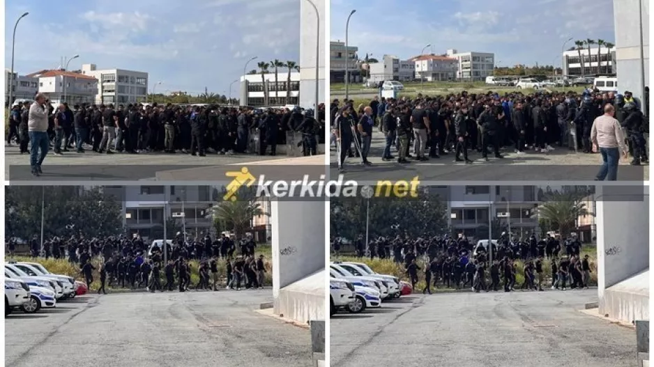 (ΦΩΤΟΣ Kerkida) Μαζική άφιξη "Μαχητών" 