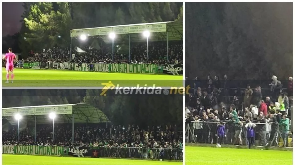 Κατάμεστη η κερκίδα (φώτος)