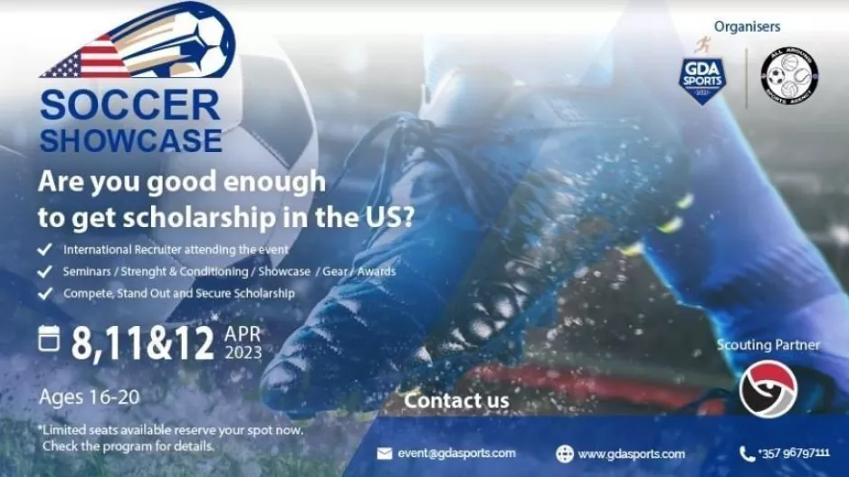 Soccer Showcase Cyprus: Παίξε ποδόσφαιρο και διεκδίκησε υποτροφία στην Αμερική