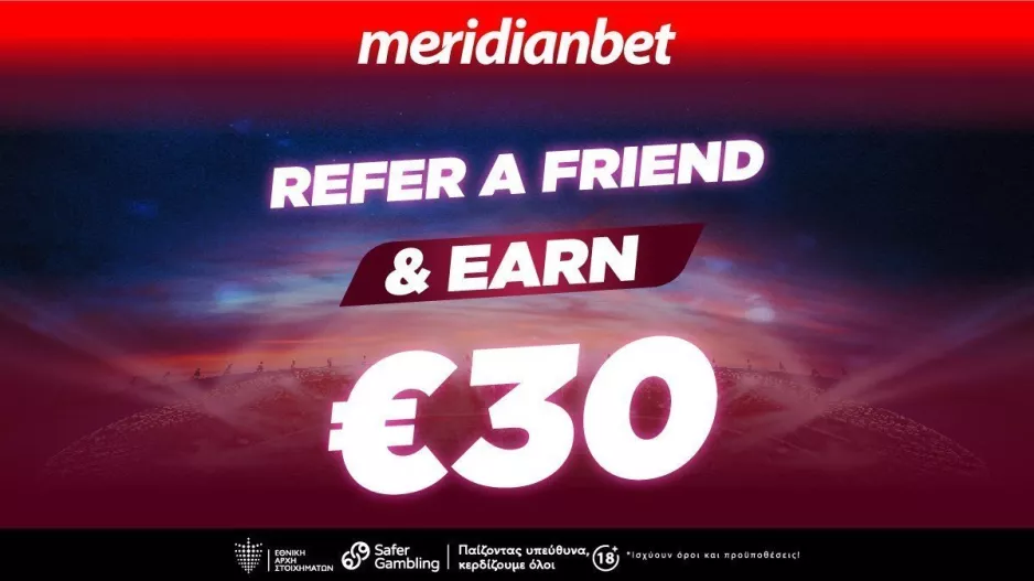 Το ανανεωμένο Refer a Friend Bonus της Meridianbet είναι εδώ!