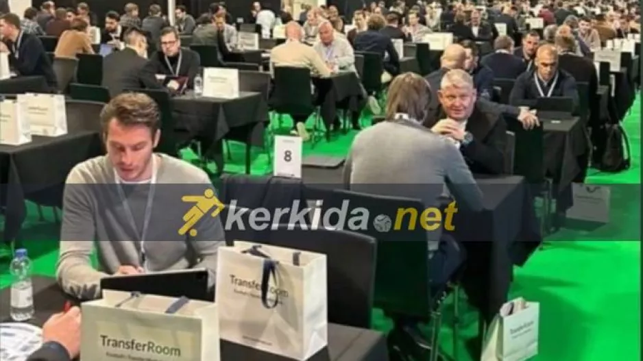 (Φώτο Kerkida)  TransferRoom με Ντουμπόφ στο Λονδίνο!