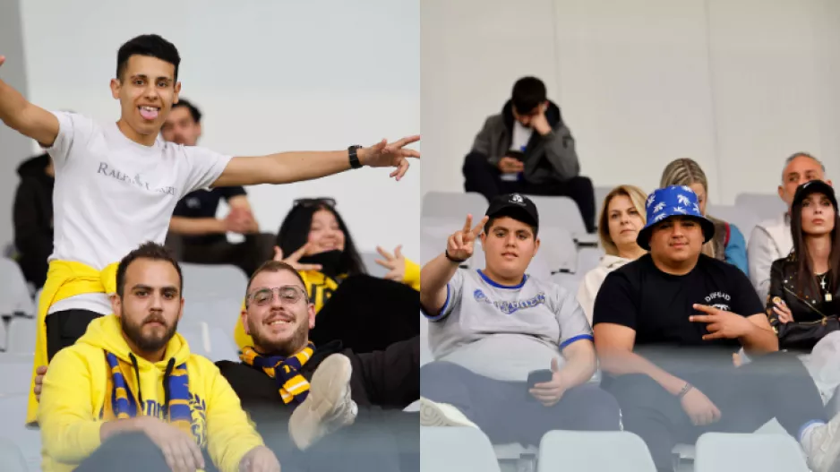 (Φωτορεπορτάζ) Ο κόσμος στο ΑΕΛ - Ανόρθωση