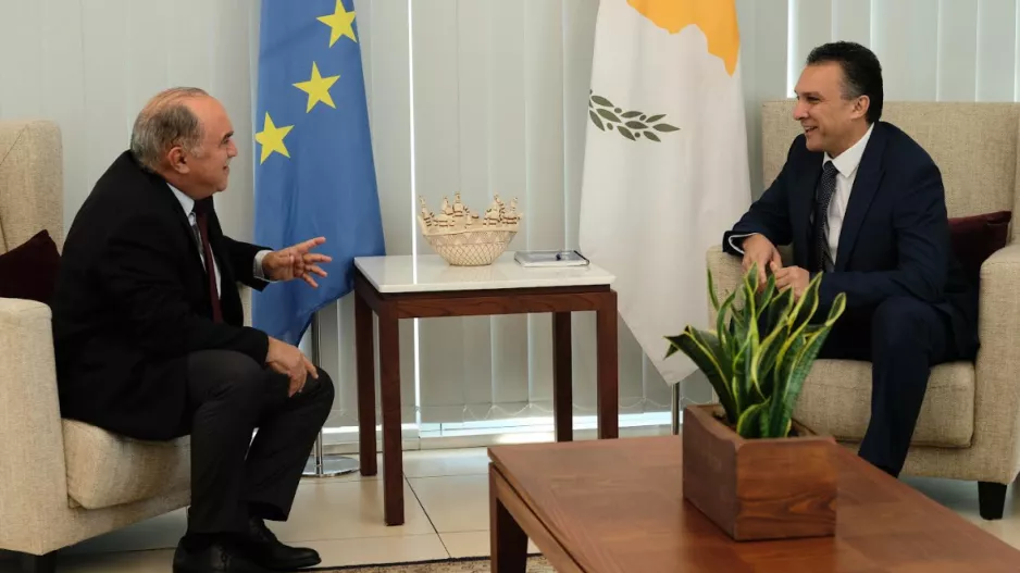 Συνάντηση του Ανδρέα Μιχαηλίδη με τον Υπουργό Άμυνας