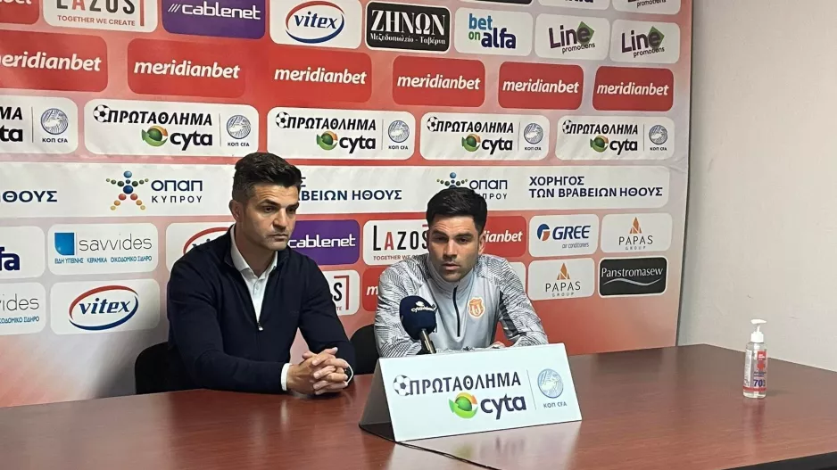 "Είμαι σίγουρος ότι τα αποτελέσματα θα έρθουν/Περήφανος για τους ποδοσφαιριστές μου"