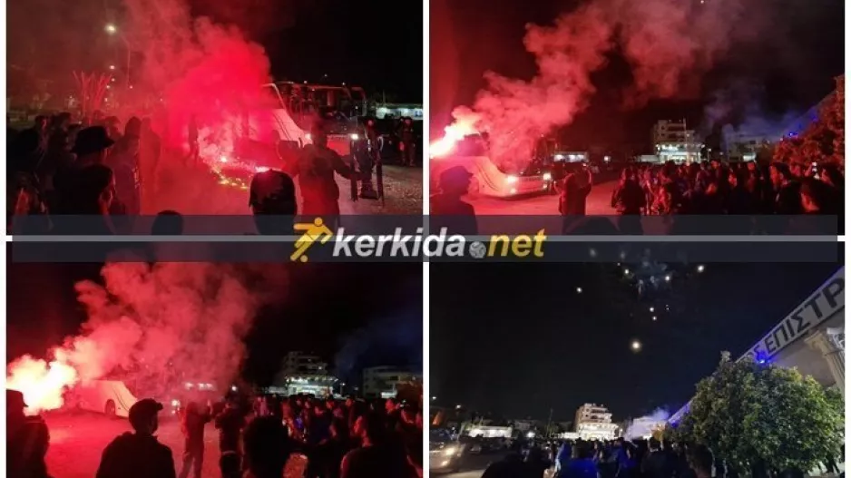 (ΒΙΝΤΕΟ Kerkida) Αποθέωση στο Σωματείο για τους νταμπλούχους!