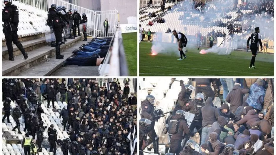 (ΒΙΝΤΕΟ/ΦΩΤΟΣ) Σοβαρά επεισόδια σε αγώνα της ομάδας του Κέρκεζ