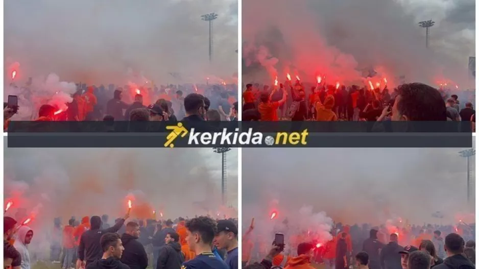 (ΒΙΝΤΕΟ/ΦΩΤΟΣ Kerkida) ΧΑΜΟΣ... στην προπόνηση του ΑΠΟΕΛ