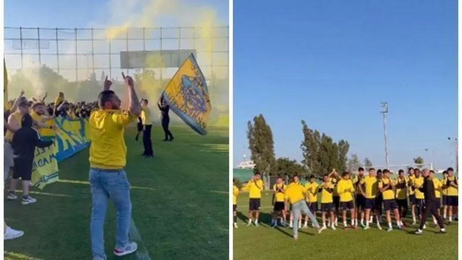 "Θέλω τρόπαιο" η Θύρα 3, χειροκρότησαν οι ποδοσφαιριστές! (βίντεο)