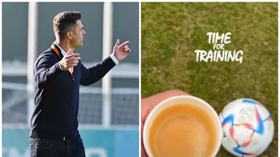 Καφεδάκι και..."time for training"! 