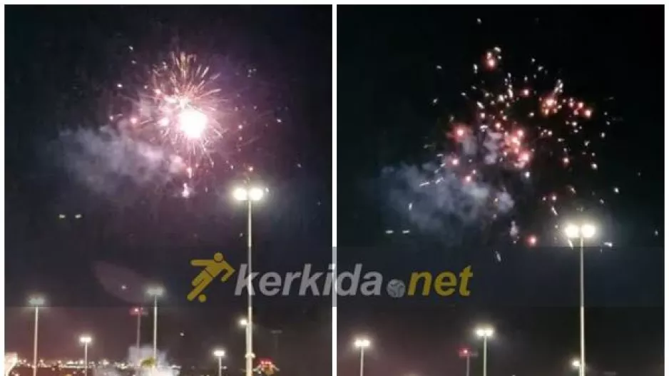 Μετά την πρόκριση... πυροτεχνήματα! (Βίντεο)