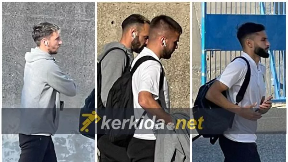 Η άφιξη της ΑΕΚ (Φώτος)