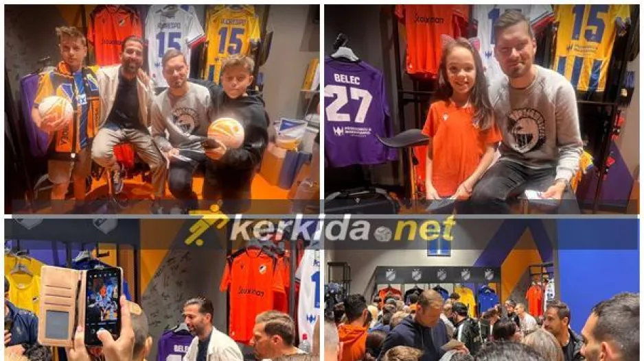ΑΠΟΕΛ/ Το event στο Orange Shop με Κρέσπο - Μπέλετς (Φώτος)