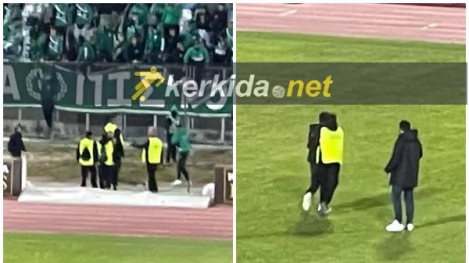 Ένταση με Ομονοιάτες στο φινάλε/ Μπήκαν στο γήπεδο - ΘΕΣΗ Ομόνοιας (Βίντεο)