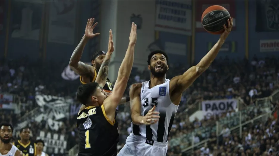 ΠΑΟΚ - ΑΕΚ 78-72: Άλμα τετράδας στη βραδιά του Μπάνε!