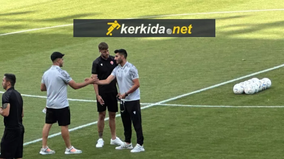 AEΛ - Καρμιώτισσα: Η πρώτη βόλτα στον αγωνιστικό χώρο (φώτος)