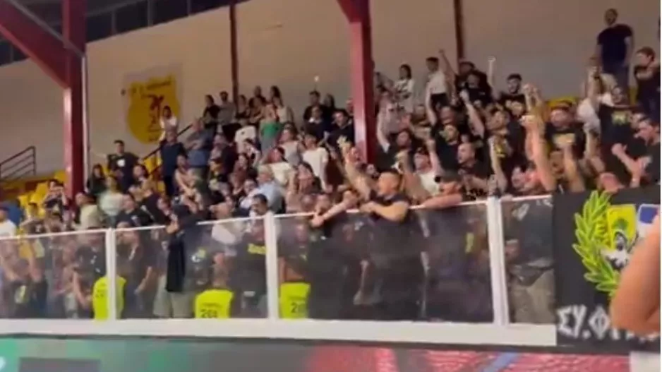 Χαμός από τους... ΑΕΚτζήδες! (βίντεο kerkida)