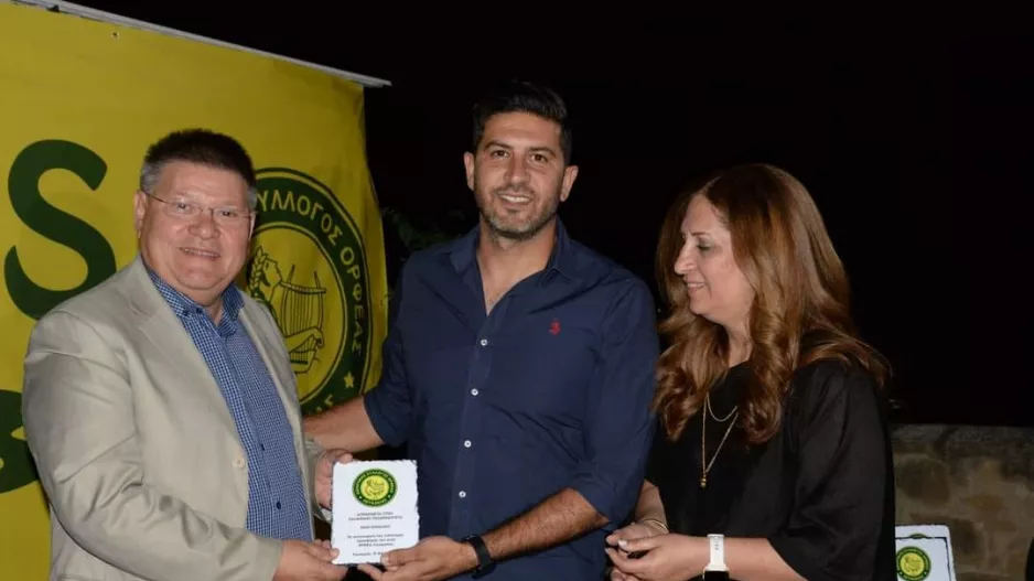 Τιμήθηκε από τον Ορφέα ο Νικολάου