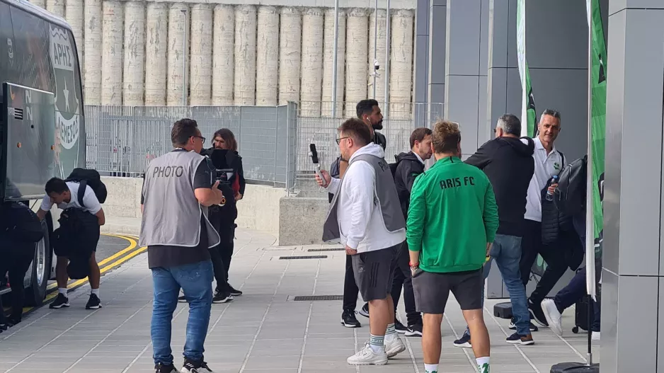Στο γήπεδο ο Άρης/ΦΩΤΟΣ 