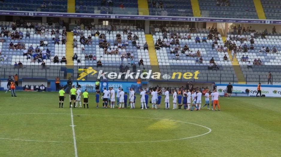 Διαφορετική εικόνα, στο τελευταίο παιχνίδι της σεζόν 2023-24... 