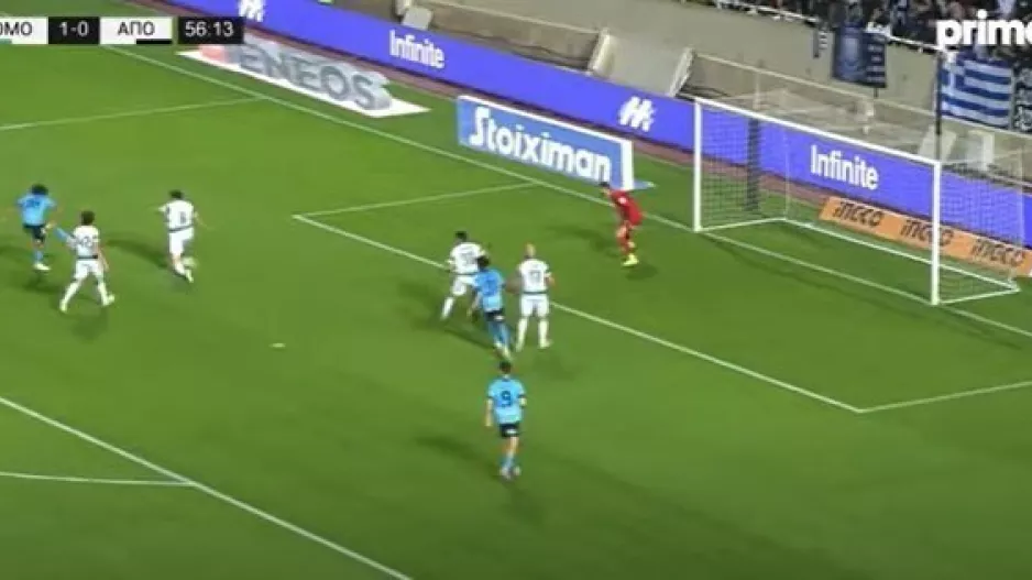 Το γκολ του Ουάρντα για το 1-1 (βίντεο)