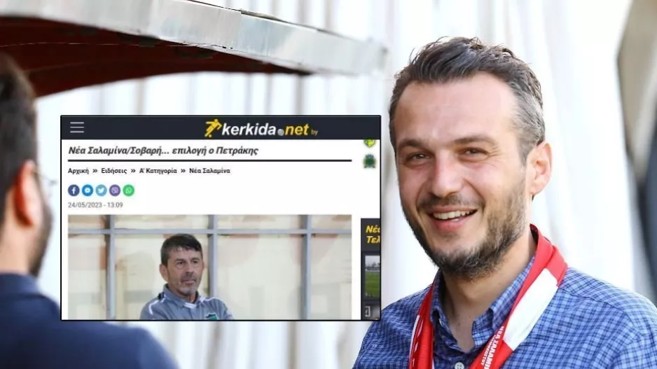 Επιβεβαίωσε για Πετράκη: “Ως το τέλος του Μάη προπονητής”