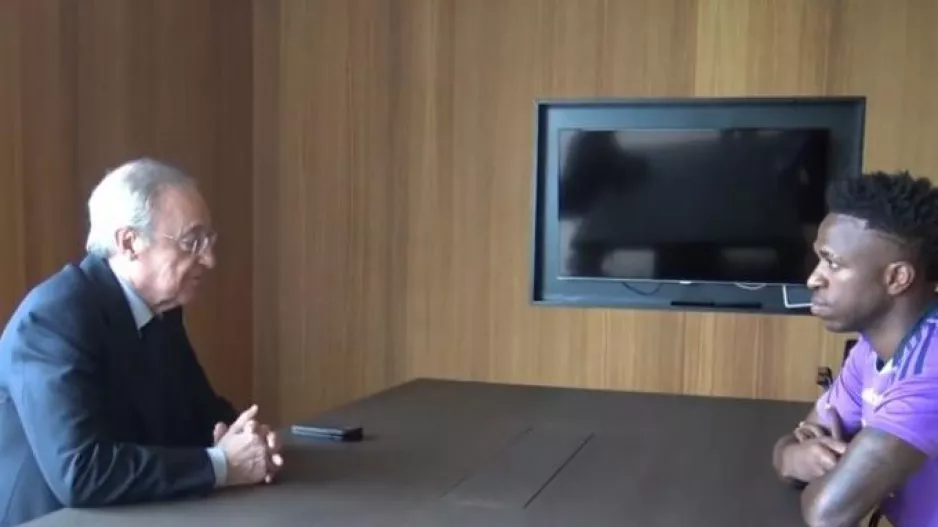 Συναντήθηκε με τον Βινίσιους ο Πέρεθ, δεσμεύτηκε ότι θα βρεθούν οι ρατσιστές