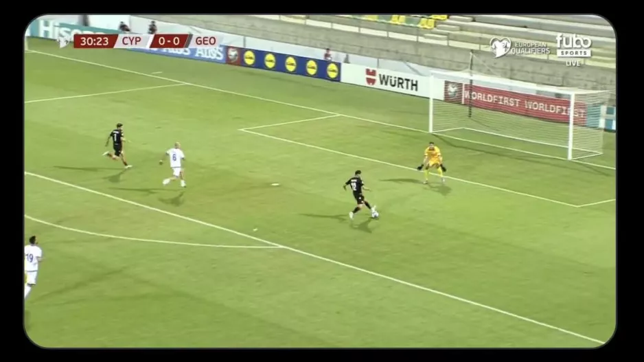 Το λάθος του Γκόγκιτς και το 0-1 με Mikautadze (βίντεο)