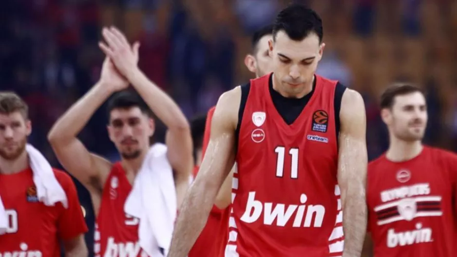 Οριστικά χωρίς Σλούκα ο Ολυμπιακός κόντρα στον Παναθηναϊκό