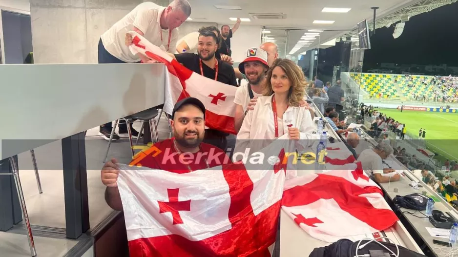 Με πάθος οι Γεωργιανοί συνάδελφοι! 