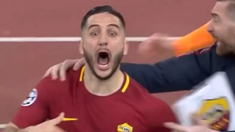 Η UEFA θυμήθηκε τον "θρυλικό" πανηγυρισμό του Μανωλά κόντρα στην Μπαρτσελόνα