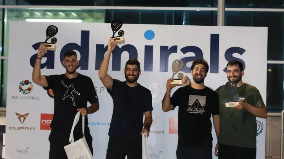 Η Admirals στηρίζει τη διοργάνωση του Cyprus Padel League Finals 