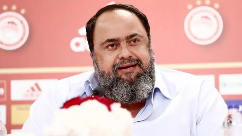 «Χρόνια πολλά» του Ολυμπιακού για τα γενέθλια του Βαγγέλη Μαρινάκη