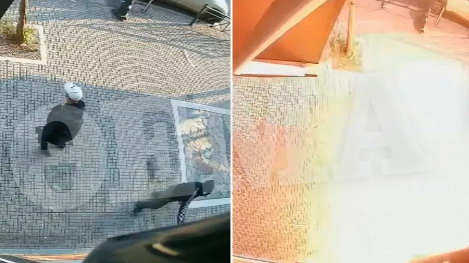Καρέ καρέ η επίθεση στο κατάστημα γνωστού τράπερ
