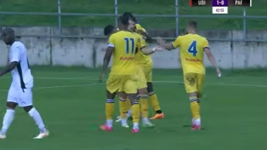 Πάφος FC: Φιλική ήττα από την Ουντινέζε