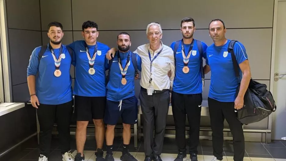 Ο Αντιπρόεδρος του ΚΟΑ υποδέχτηκε την κυπριακή αποστολή της σκοποβολής