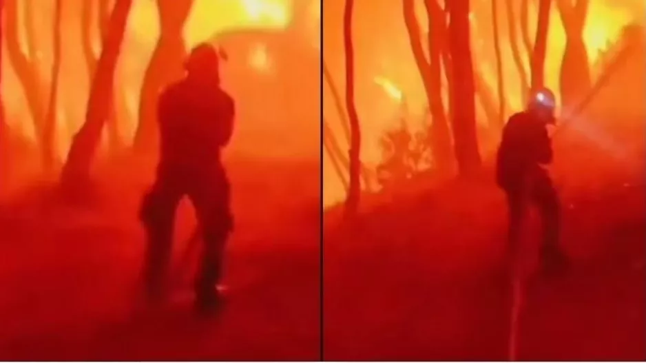 Συγκλονιστικός διάλογος πυροσβεστών στη Ρόδο: "Φύγε, δεν κόβεται!" 